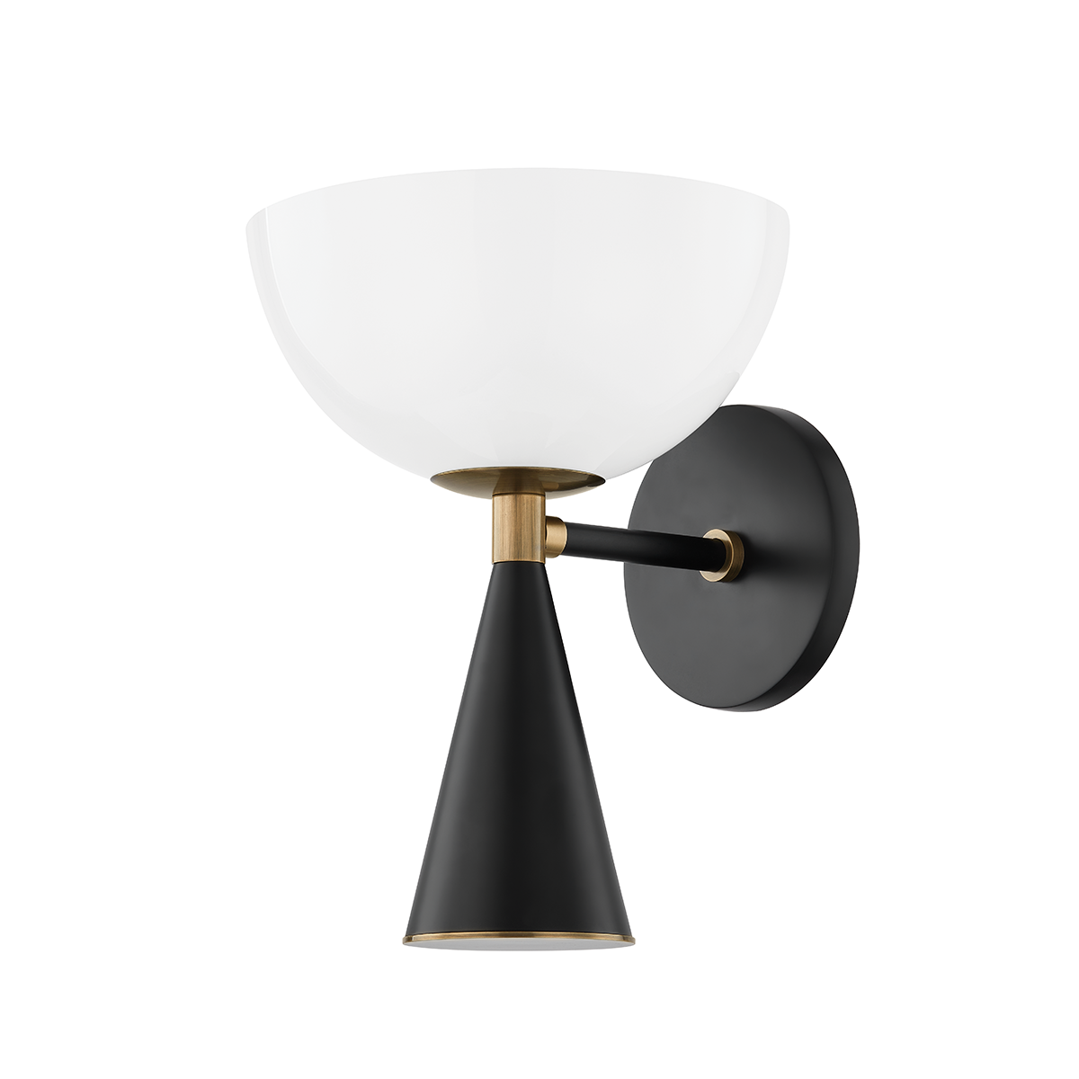 PAYSON Wall Sconce with PATINA BRASS Finish