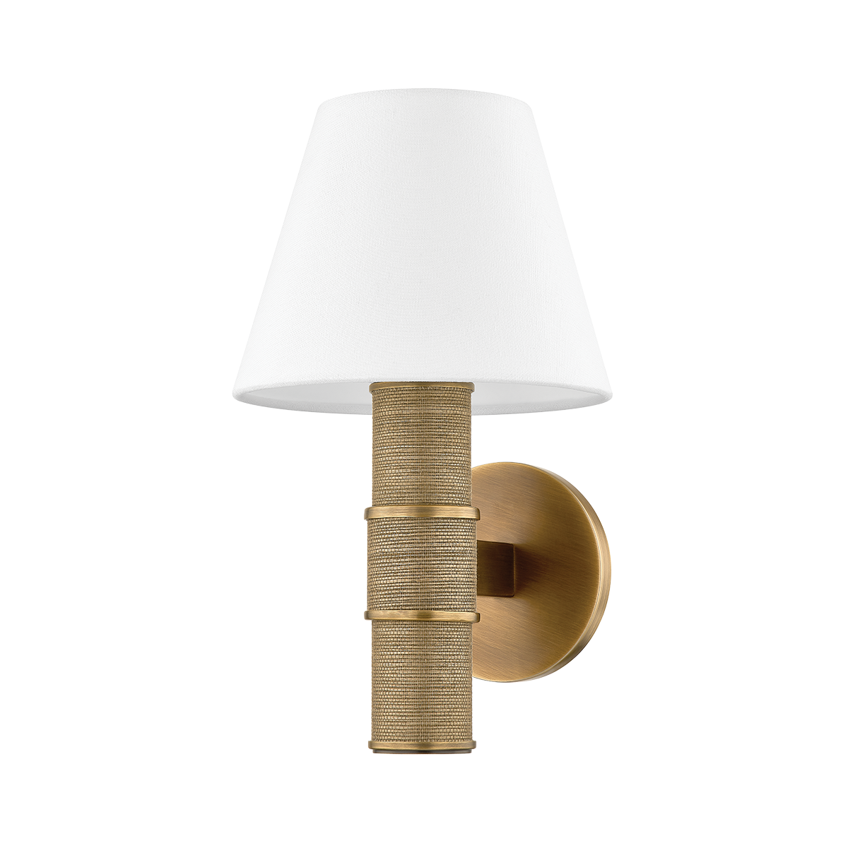 DENTON Wall Sconce with PATINA BRASS Finish