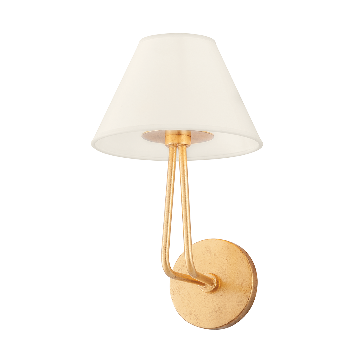 Ozias Wall Sconce with VINTAGE GOLD LEAF Finish