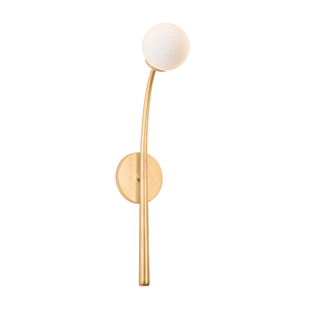 ORINDA Wall Sconce with VINTAGE GOLD LEAF Finish