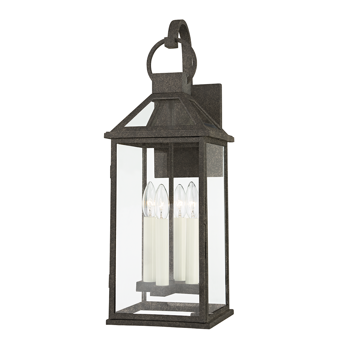 Sanders Wall Sconce with FRENCH IRON Finish
