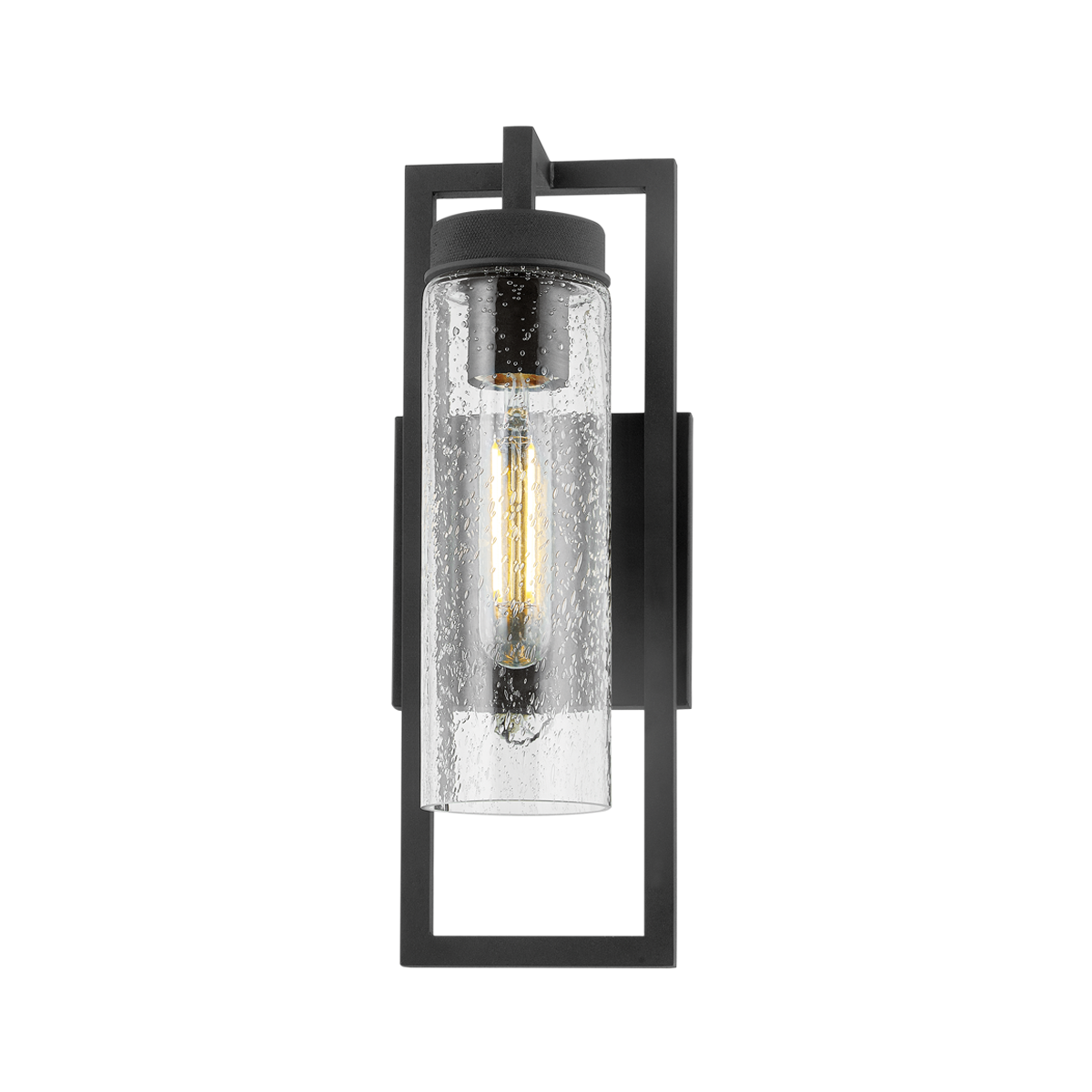 CHESTER EXTERIOR WALL SCONCE with TEXTURED BLACK Finish