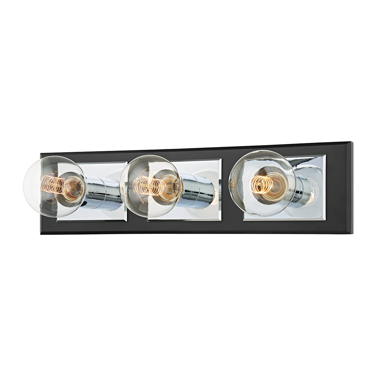 Runyan Bath and Vanity with Polished Chrome/soft Black Finish
