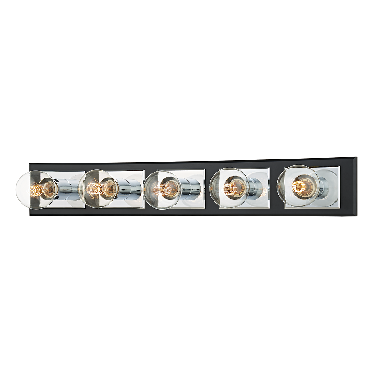Runyan Bath and Vanity with Polished Chrome/soft Black Finish