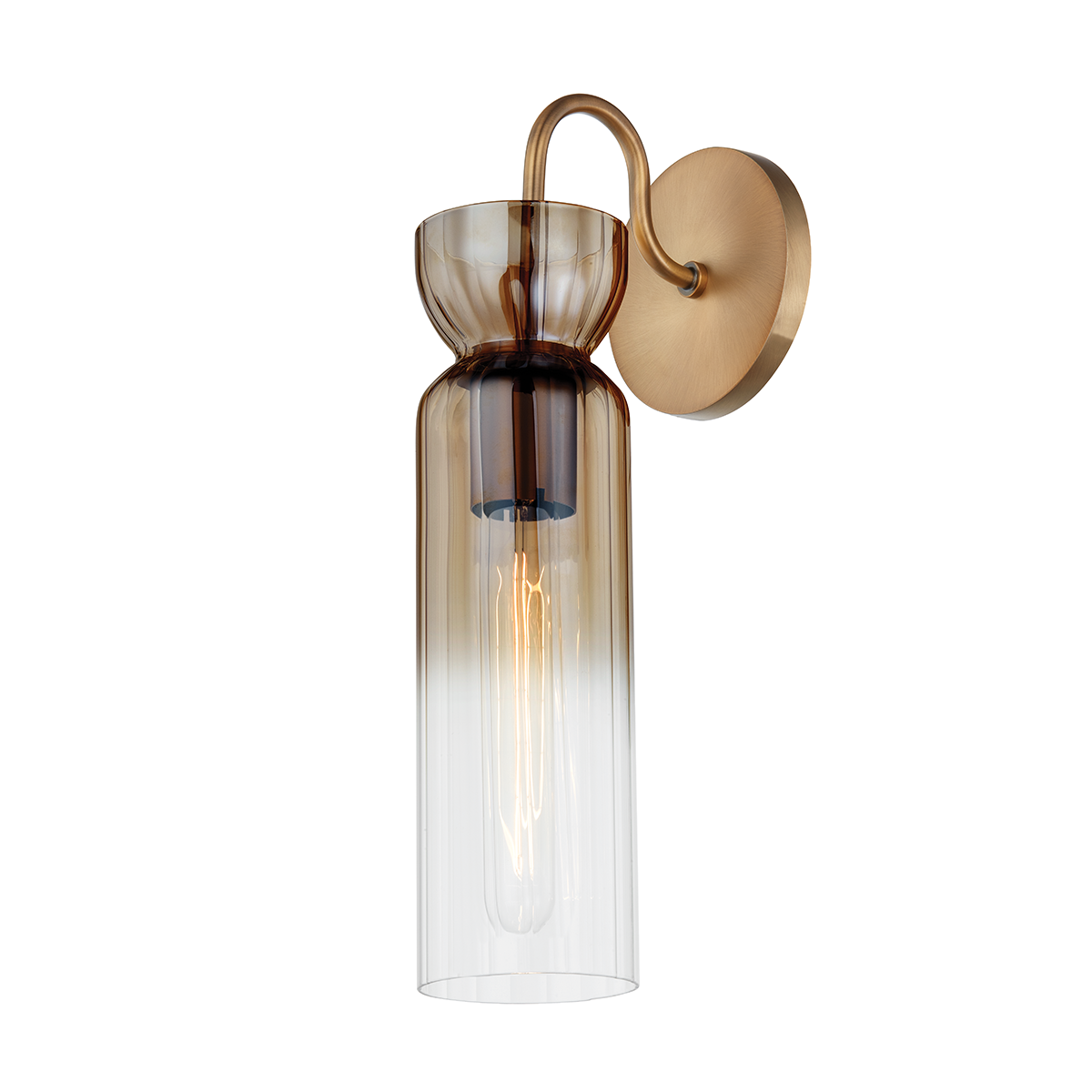 JULIAN Wall Sconce with PATINA BRASS Finish