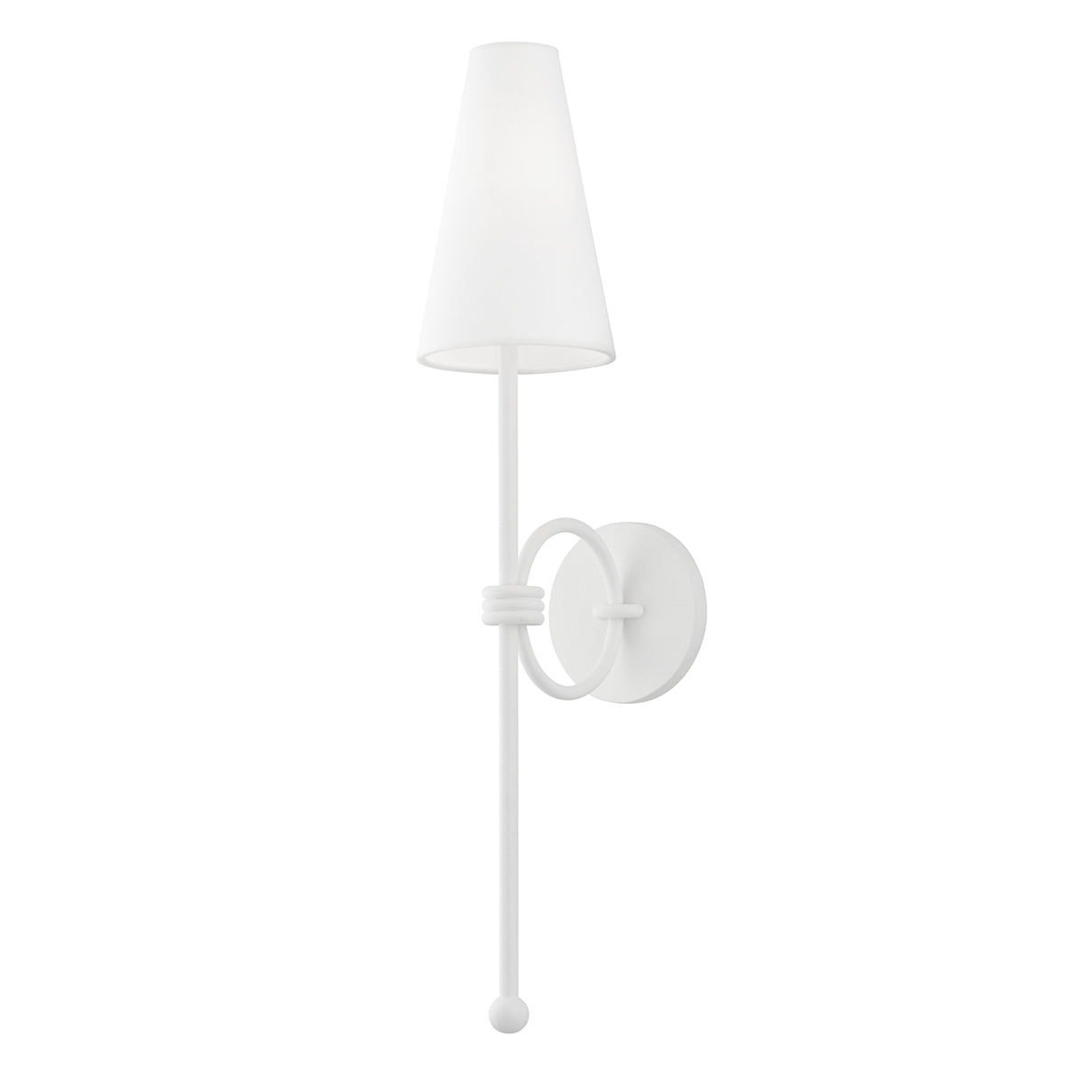 Magnus Wall Sconce with TEXTURED WHITE Finish