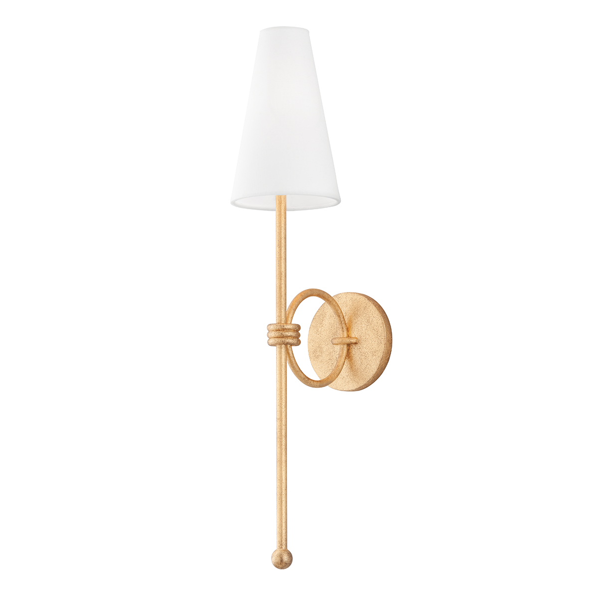 Magnus Wall Sconce with VINTAGE GOLD LEAF Finish