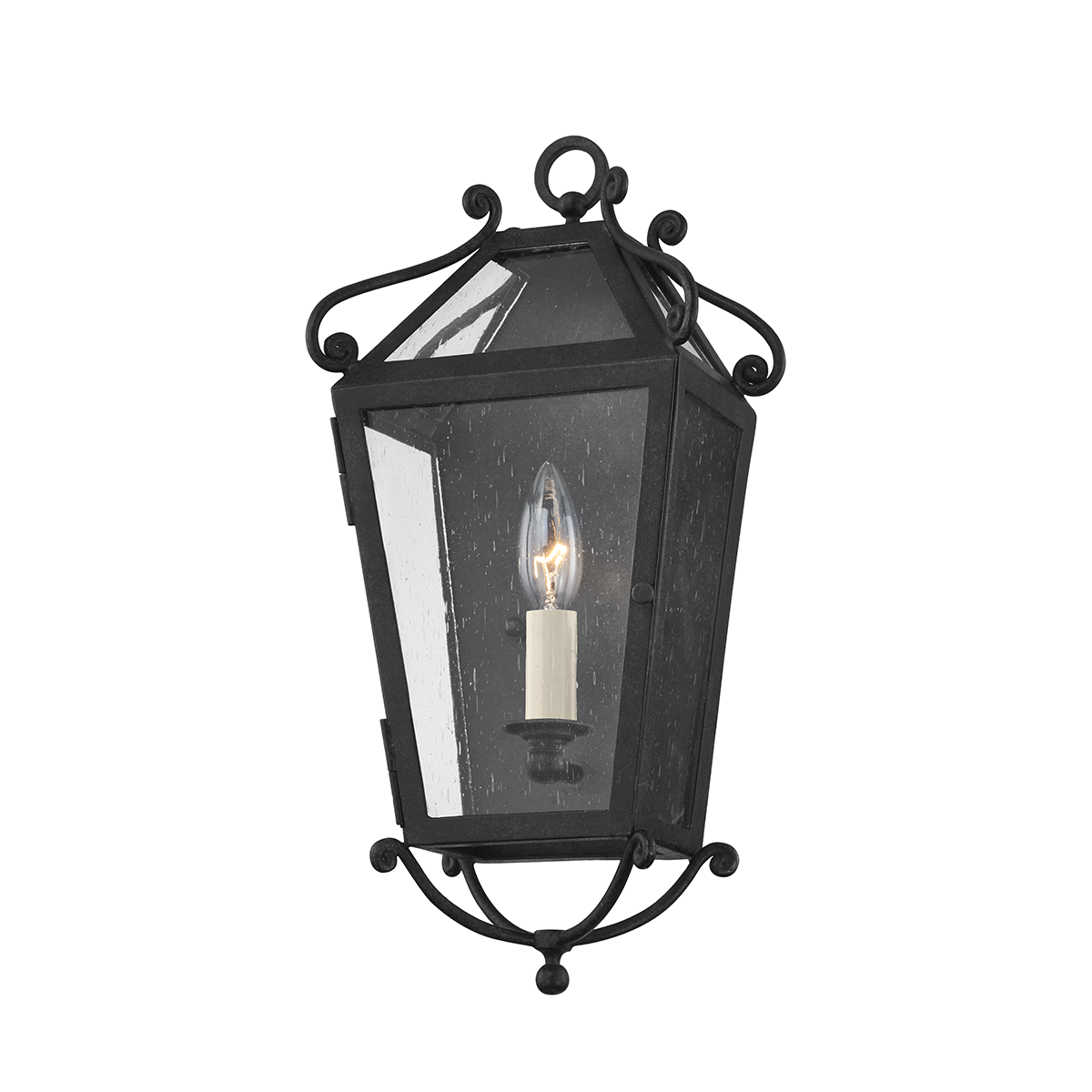 Santa Barbara County Wall Sconce with FRENCH IRON Finish