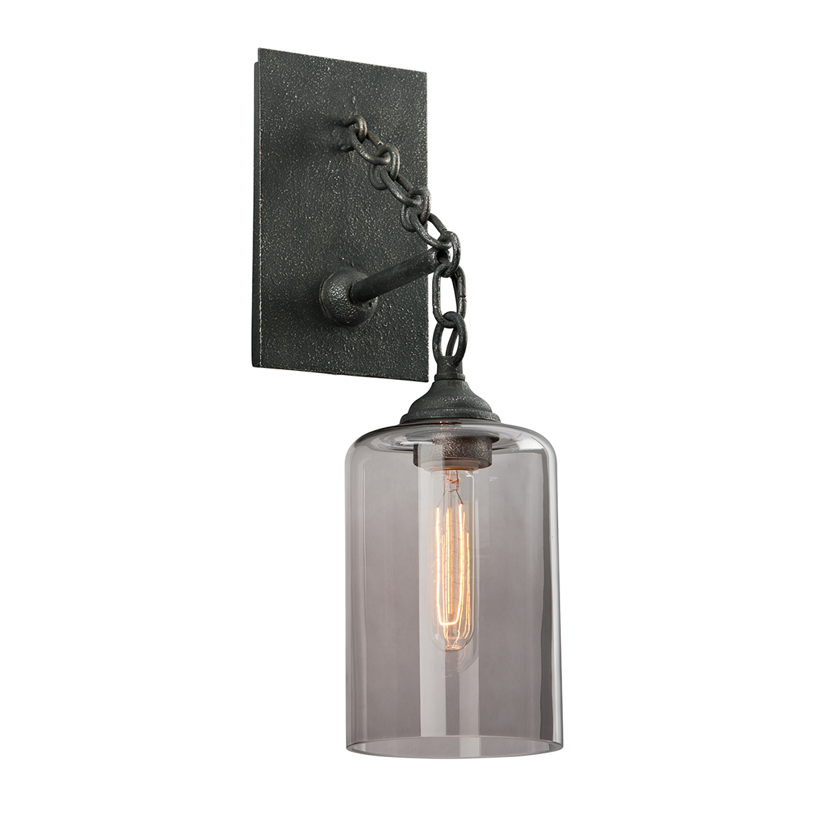 Gotham Wall Sconce with AGED PEWTER Finish