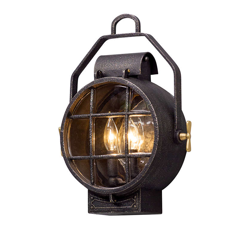 Point Lookout Wall Sconce with AGED PEWTER Finish