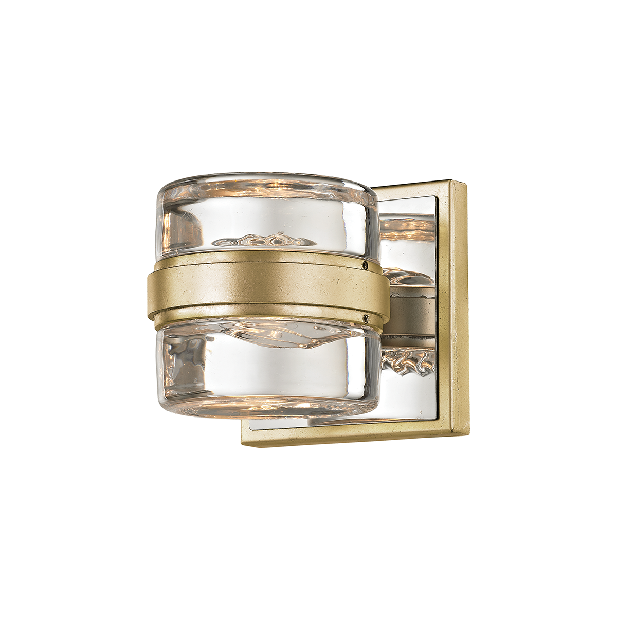 Splash Sconce with SILVER LEAF Finish