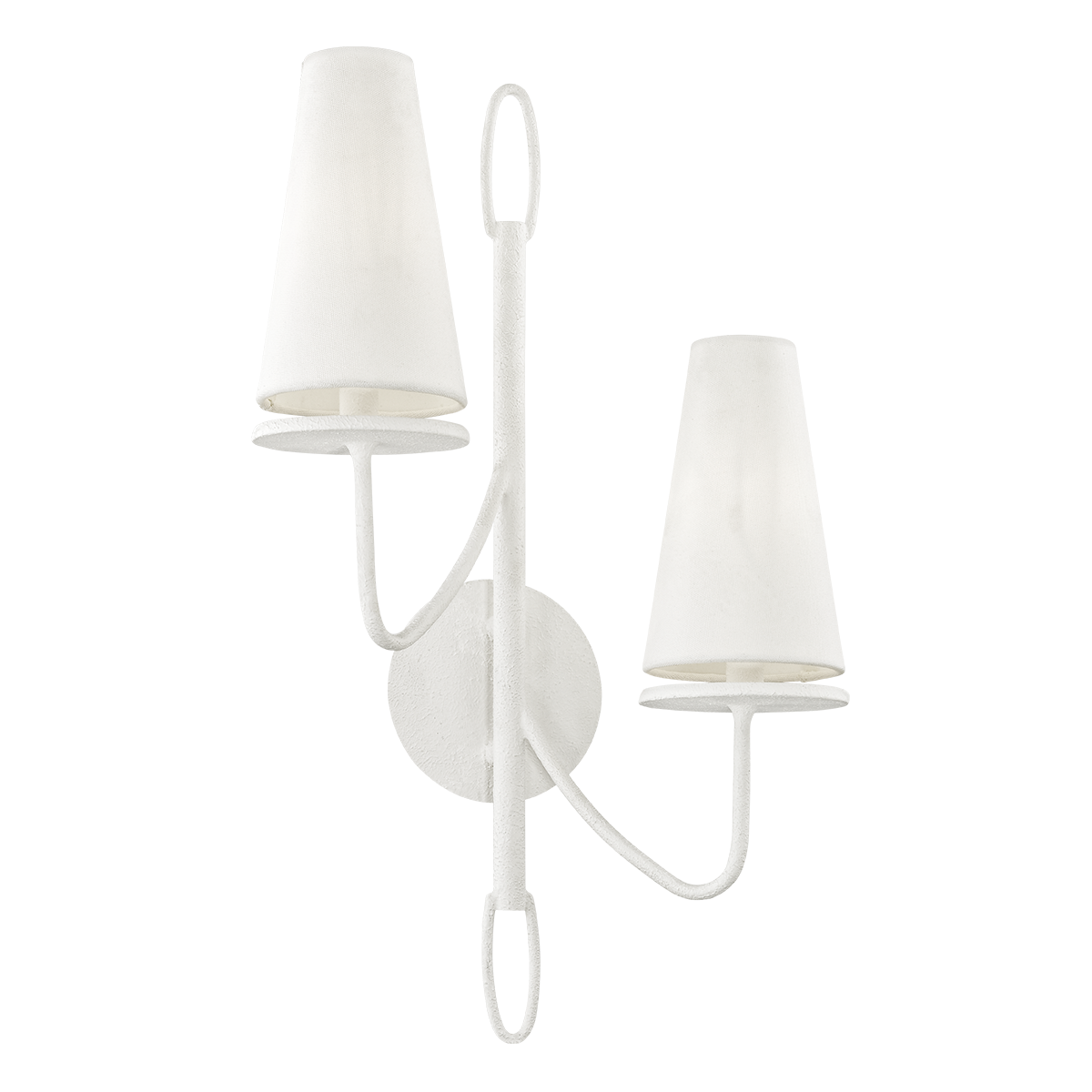 Marcel Wall Sconce with GESSO WHITE Finish