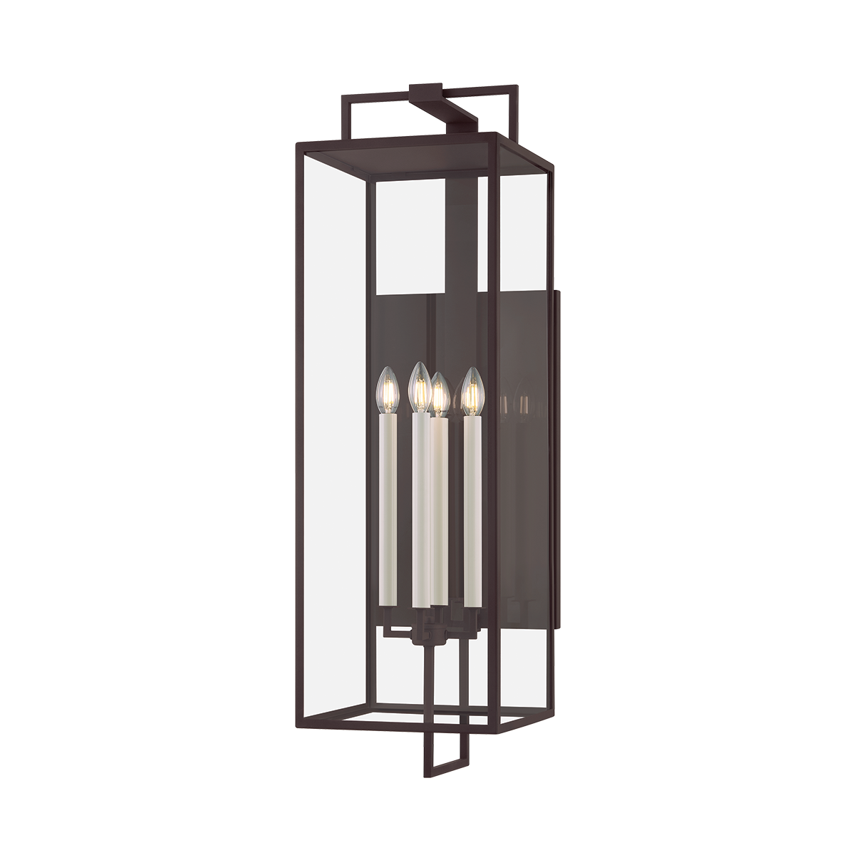 BECKHAM Wall Sconce with TEXTURED BRONZE Finish