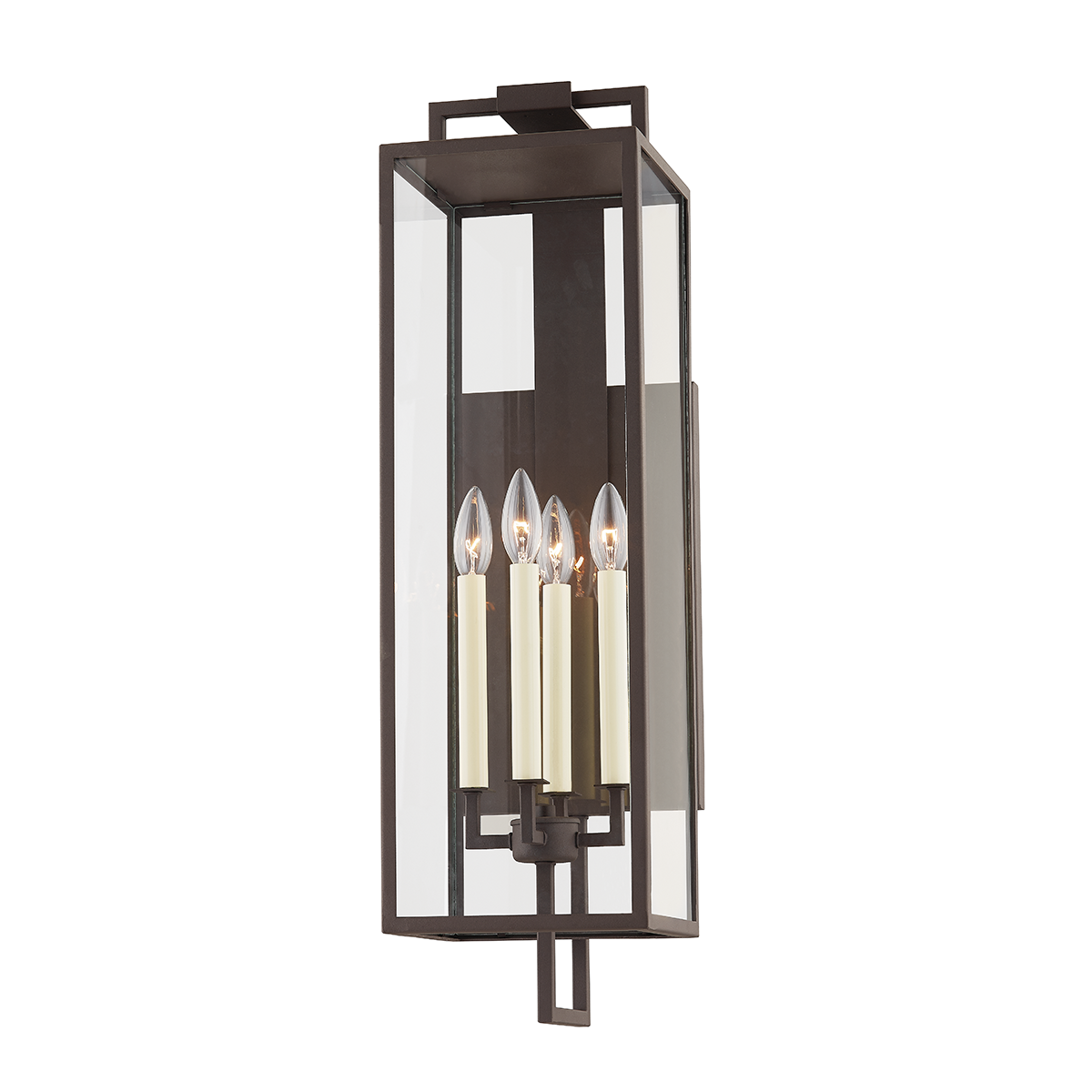 BECKHAM Wall Sconce with TEXTURED BRONZE Finish