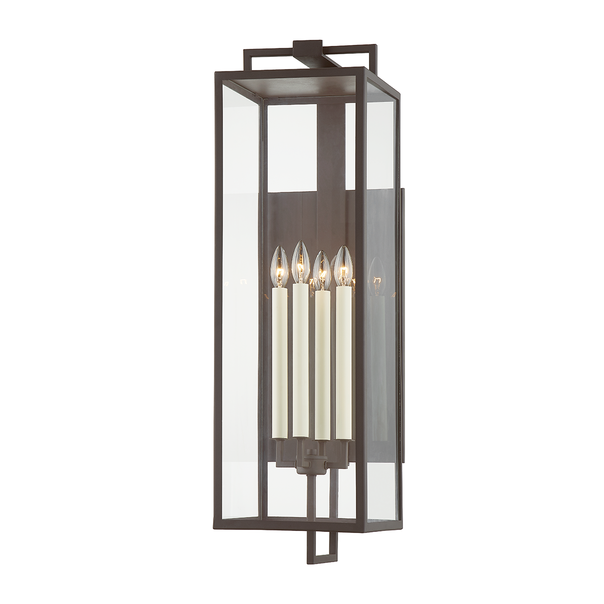 BECKHAM Wall Sconce with TEXTURED BRONZE Finish