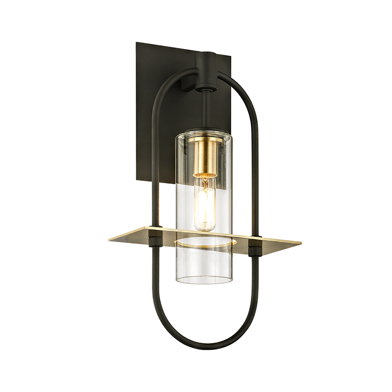 Smyth Wall Sconce with DARK BRONZE AND BRUSHED BRASS Finish