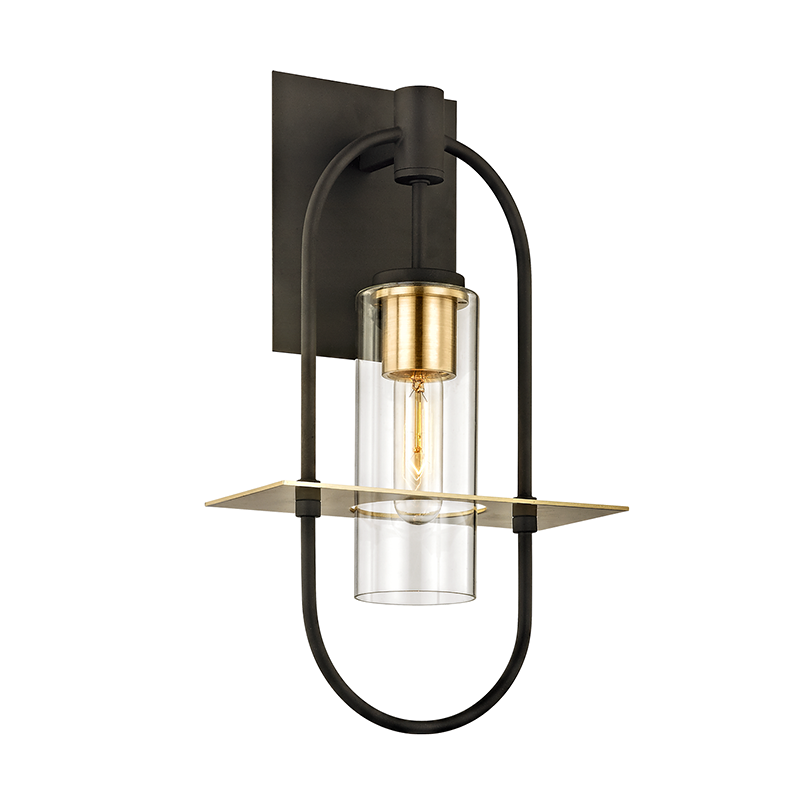 Smyth Wall Sconce with TEXTURED BRONZE BRUSHED BRASS Finish
