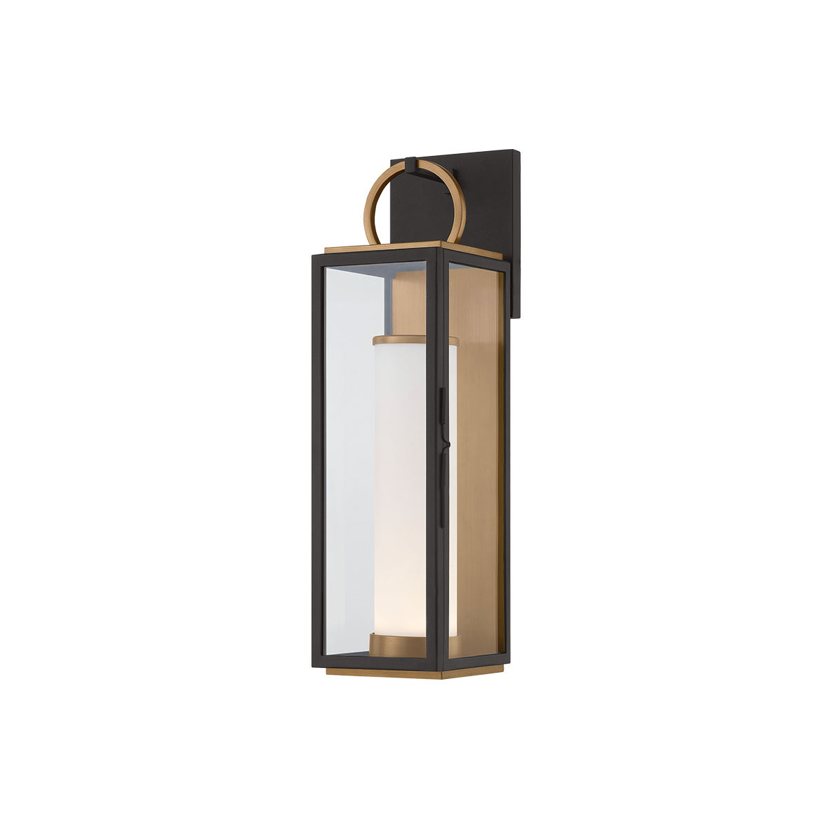 GARETH Wall Sconce with PATINA BRASS/TEXTURED BLACK Finish