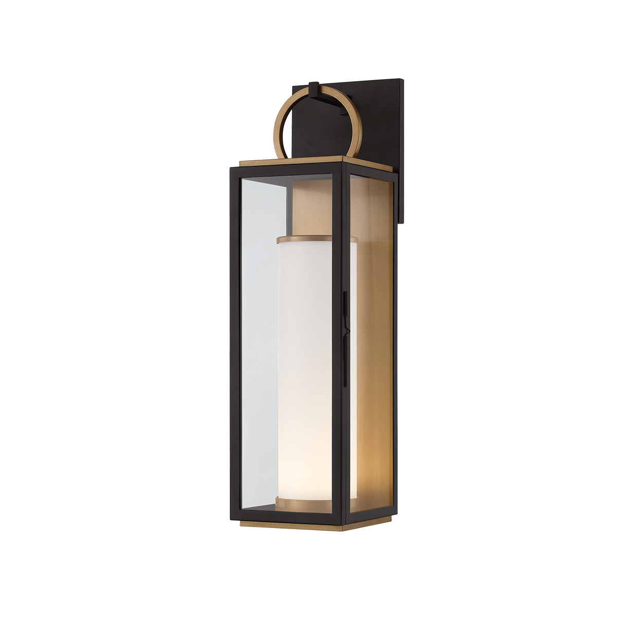 GARETH Wall Sconce with PATINA BRASS/TEXTURED BLACK Finish