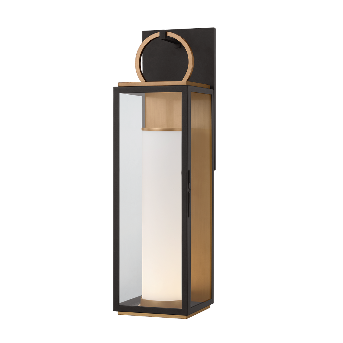 GARETH Wall Sconce with PATINA BRASS/TEXTURED BLACK Finish