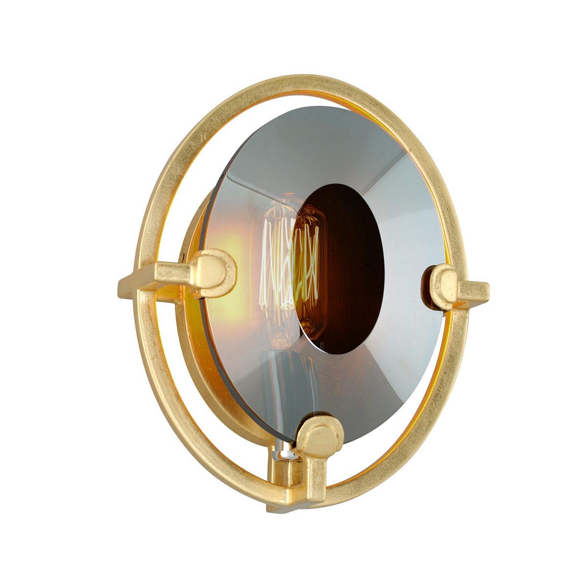 Prism Wall Sconce with Gold Leaf Finish