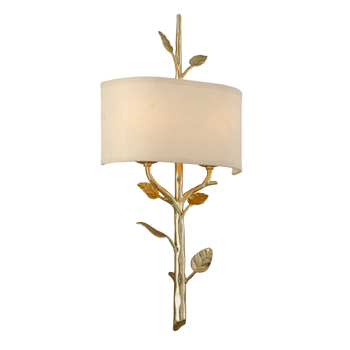 Almont Wall Sconce with Gold Leaf Finish