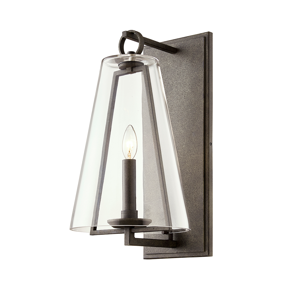 Adamson Wall Sconce with FRENCH IRON Finish