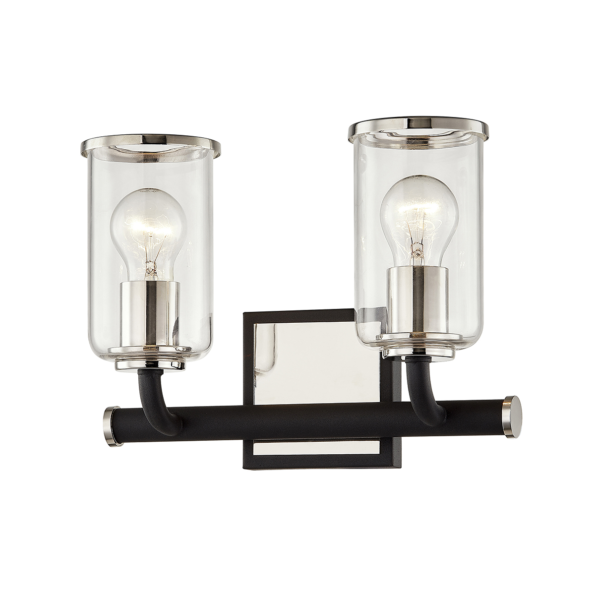 Aeon Bath and Vanity with TEXTURED BLACK & POLISH NICKEL Finish
