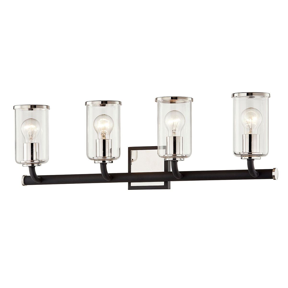 Aeon Bath and Vanity with TEXTURED BLACK & POLISH NICKEL Finish