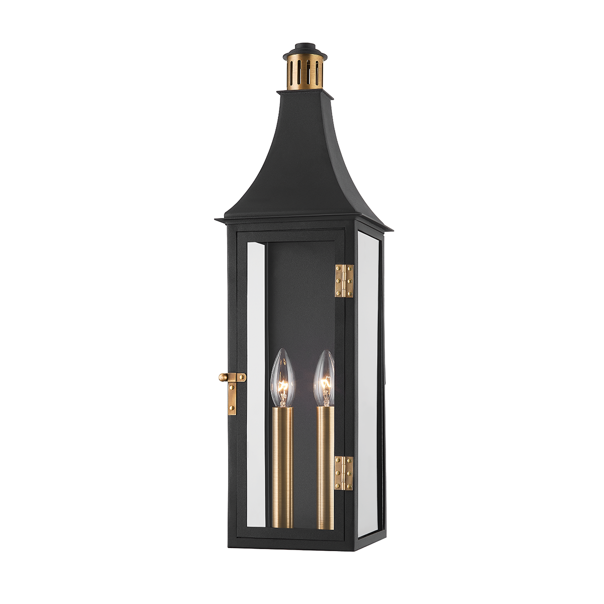 WES Wall Sconce with PATINA BRASS Finish