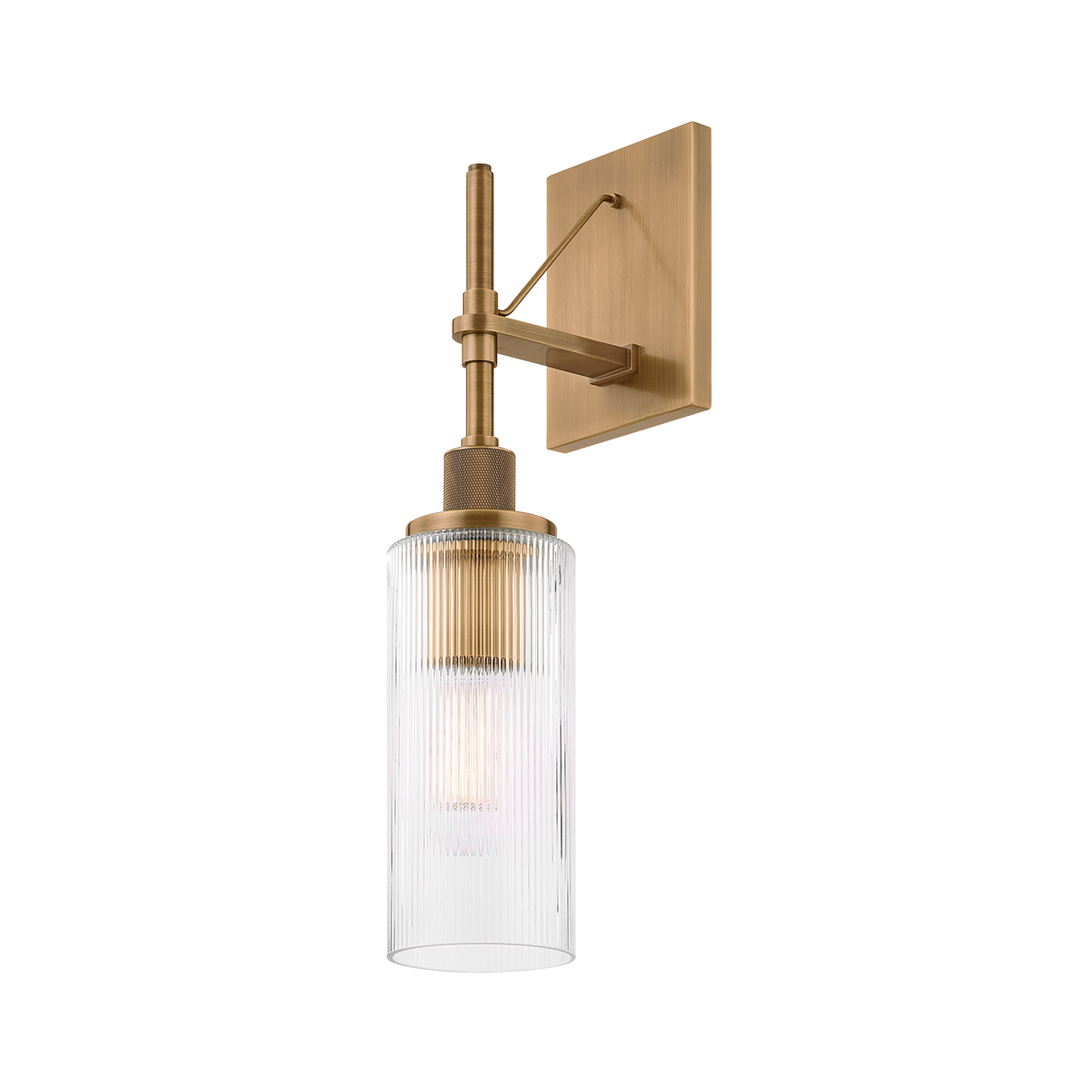 SHENANDOAH Wall Sconce with PATINA BRASS Finish
