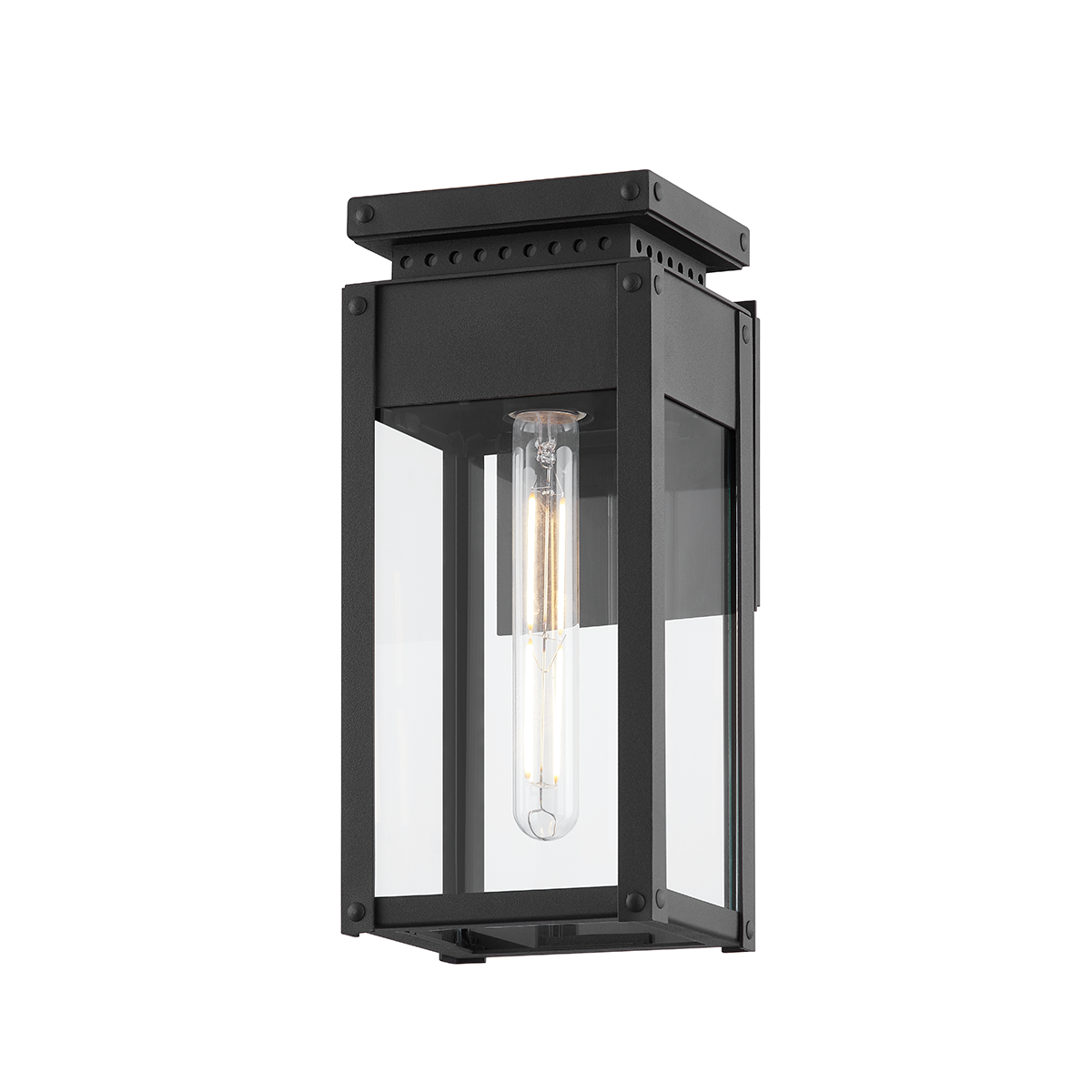 BRAYDAN Wall Sconce with TEXTURED BLACK Finish