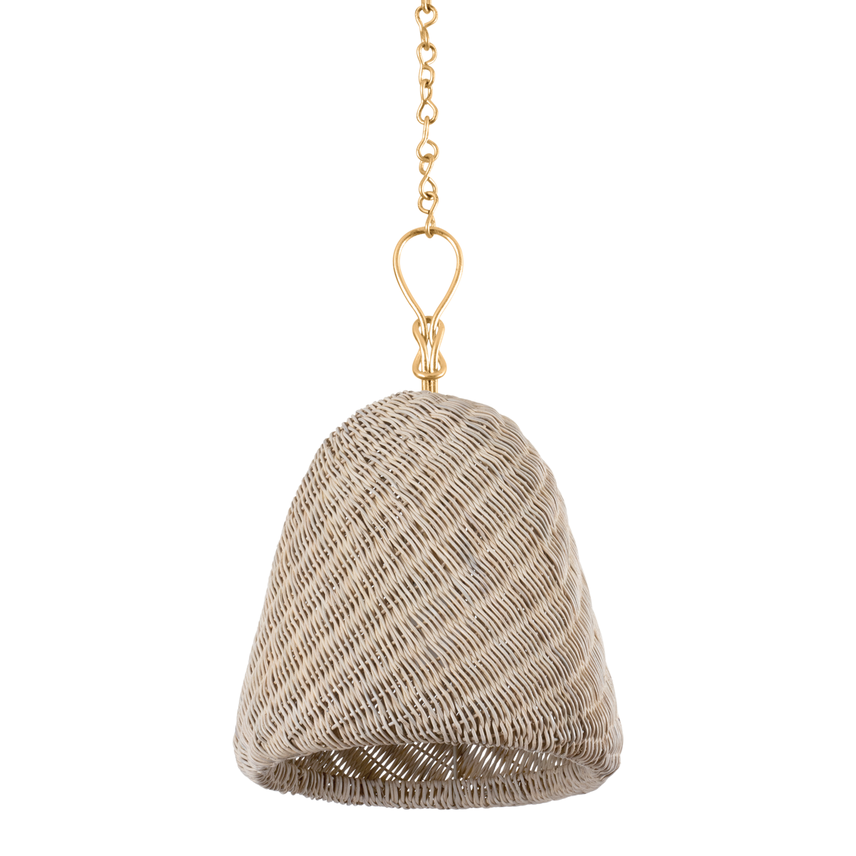 REINA Pendant with Gold Leaf Finish