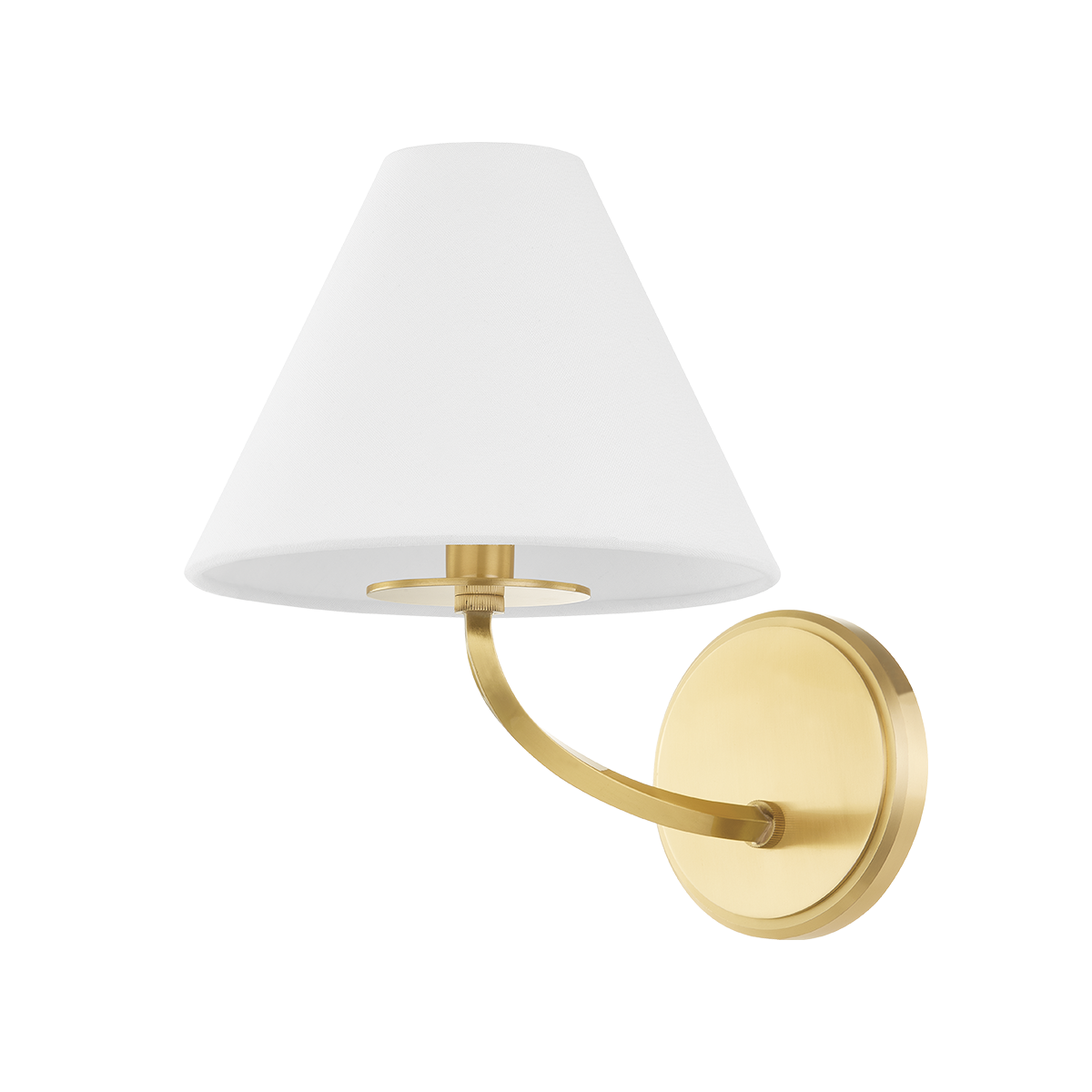 Stacey Wall Sconce with Aged Brass Finish