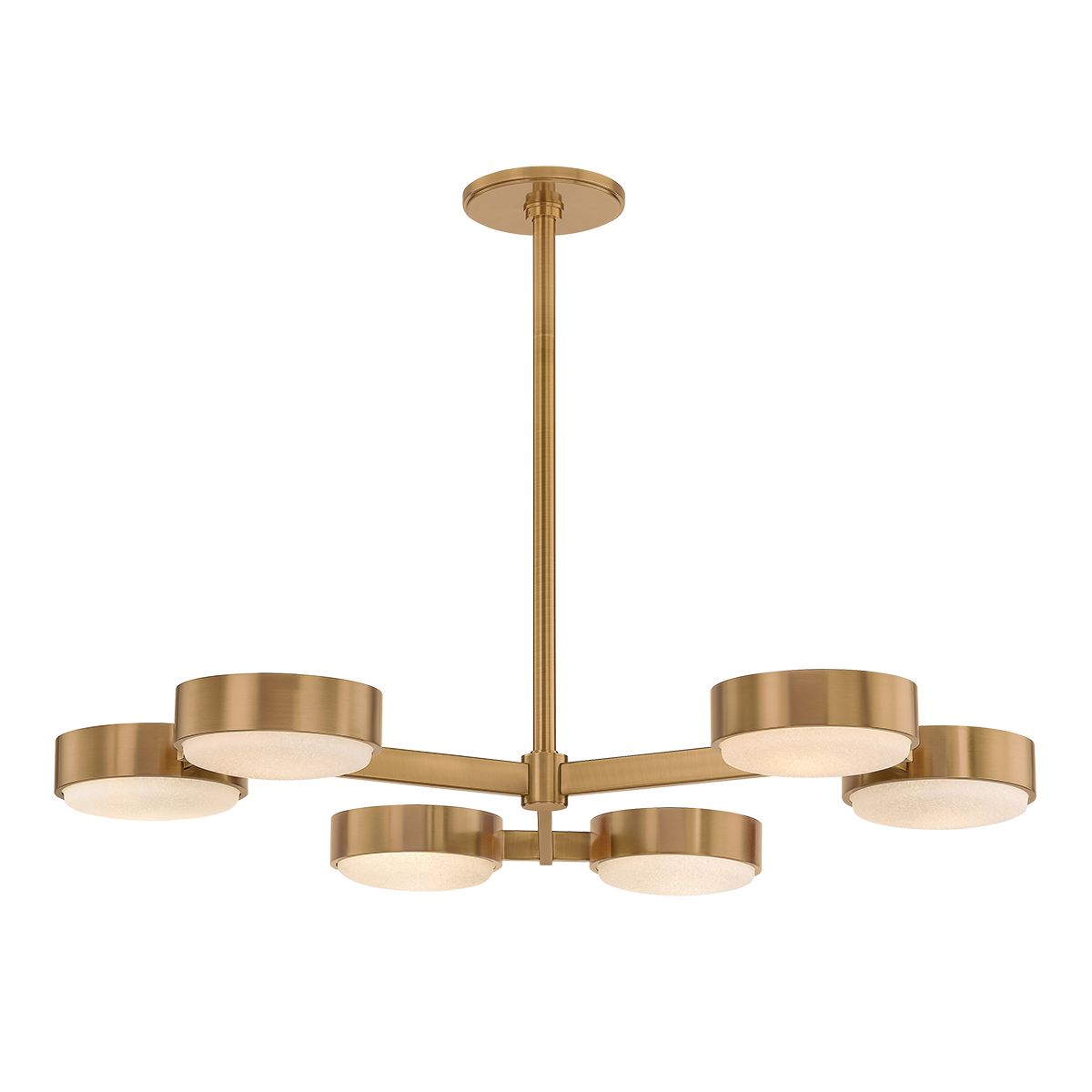 RORY Semi Flush with PATINA BRASS Finish