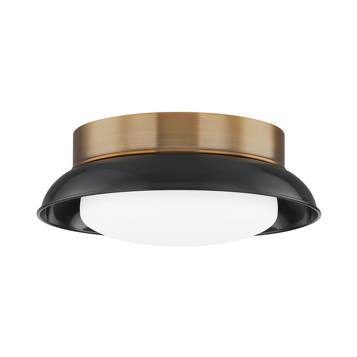 ARNIE Flush Mount with PATINA BRASS Finish