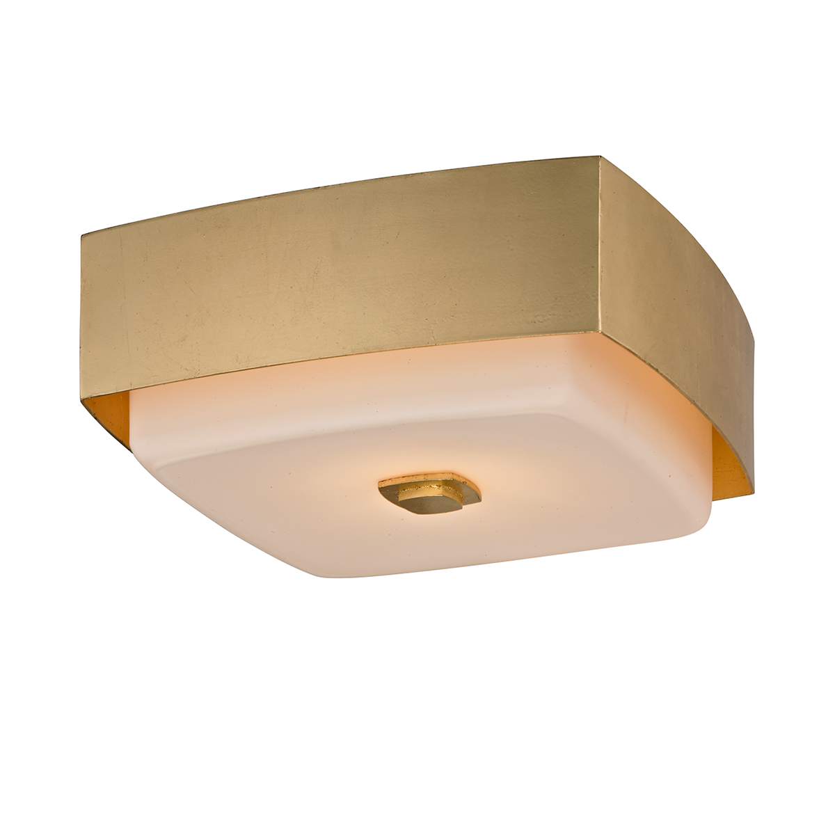 Allure Flush Mount with Gold Leaf Finish
