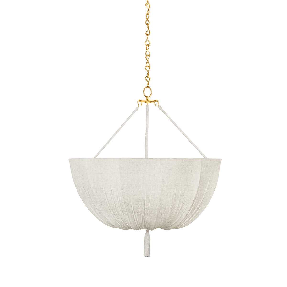 CAROLINA Pendant with AGED BRASS Finish