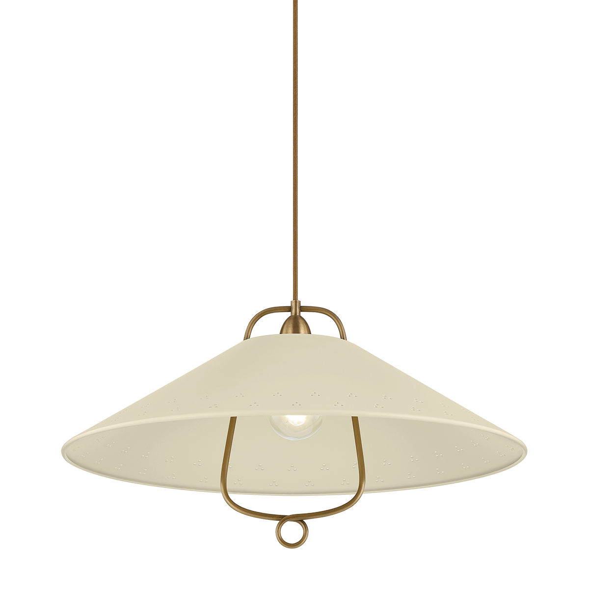 PAWLEY Pendant with HISTORIC BRONZE/SOFT SAND Finish