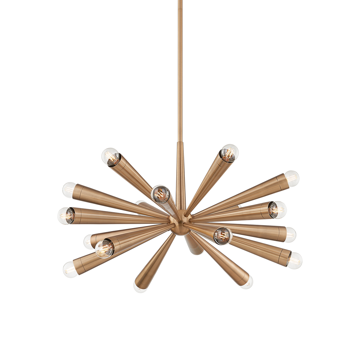 KEANU Chandelier with PATINA BRASS Finish