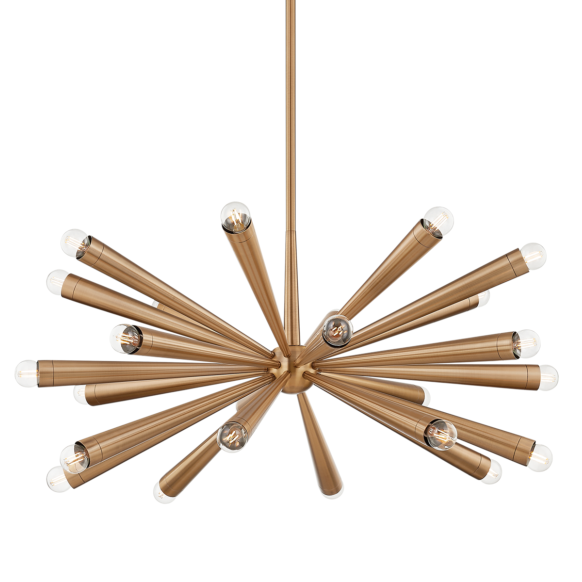 KEANU Chandelier with PATINA BRASS Finish