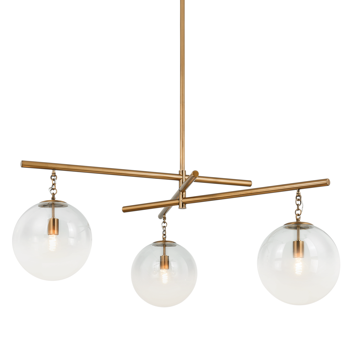 Wade Chandelier with PATINA BRASS Finish