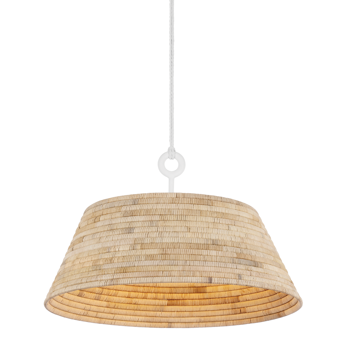 SEQUOIA Pendant with GESSO WHITE Finish