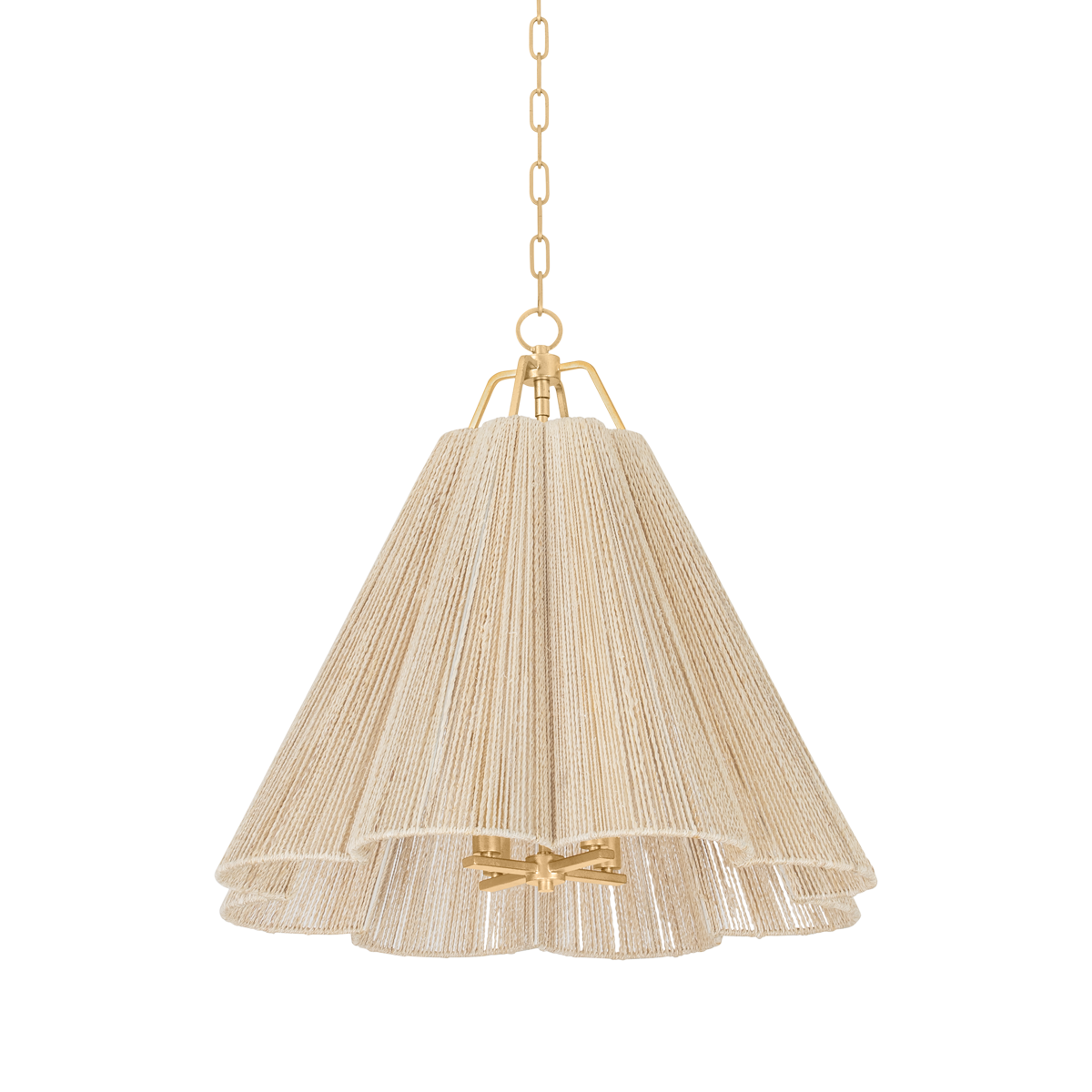 Sonoma Pendant with Vintage Gold Leaf Finish