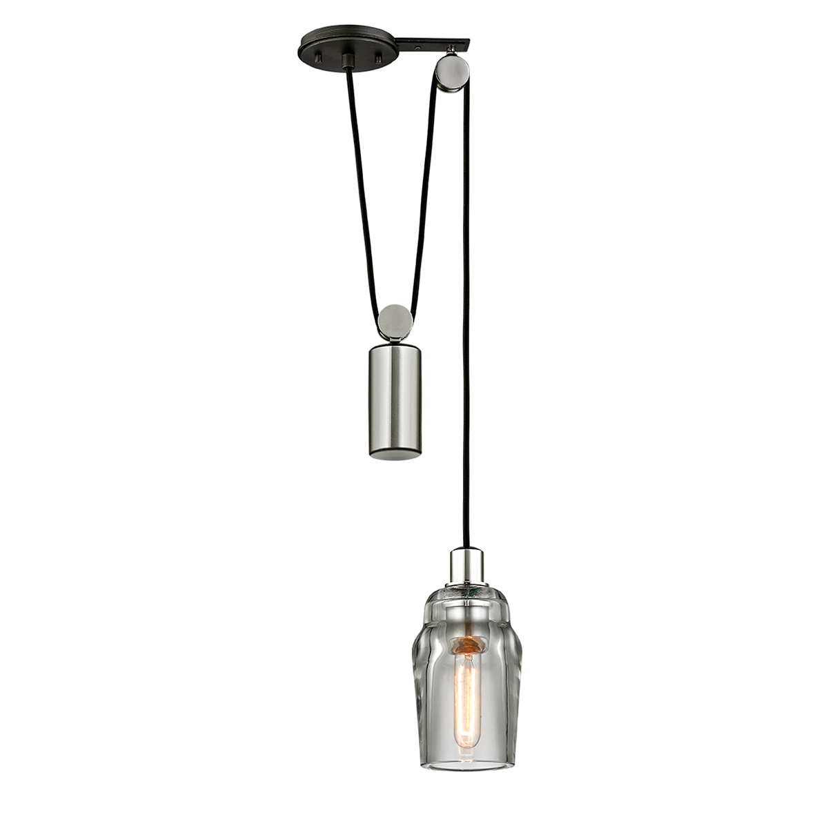 Citizen Pendant with GRAPHITE AND POLISHED NICKEL Finish