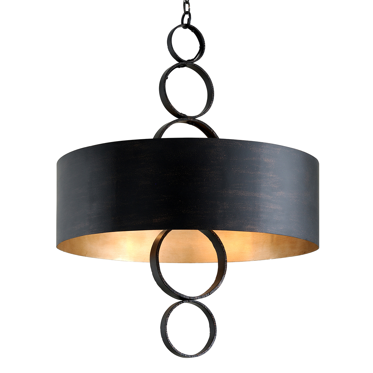 Rivington Chandelier with CHARRED COPPER Finish