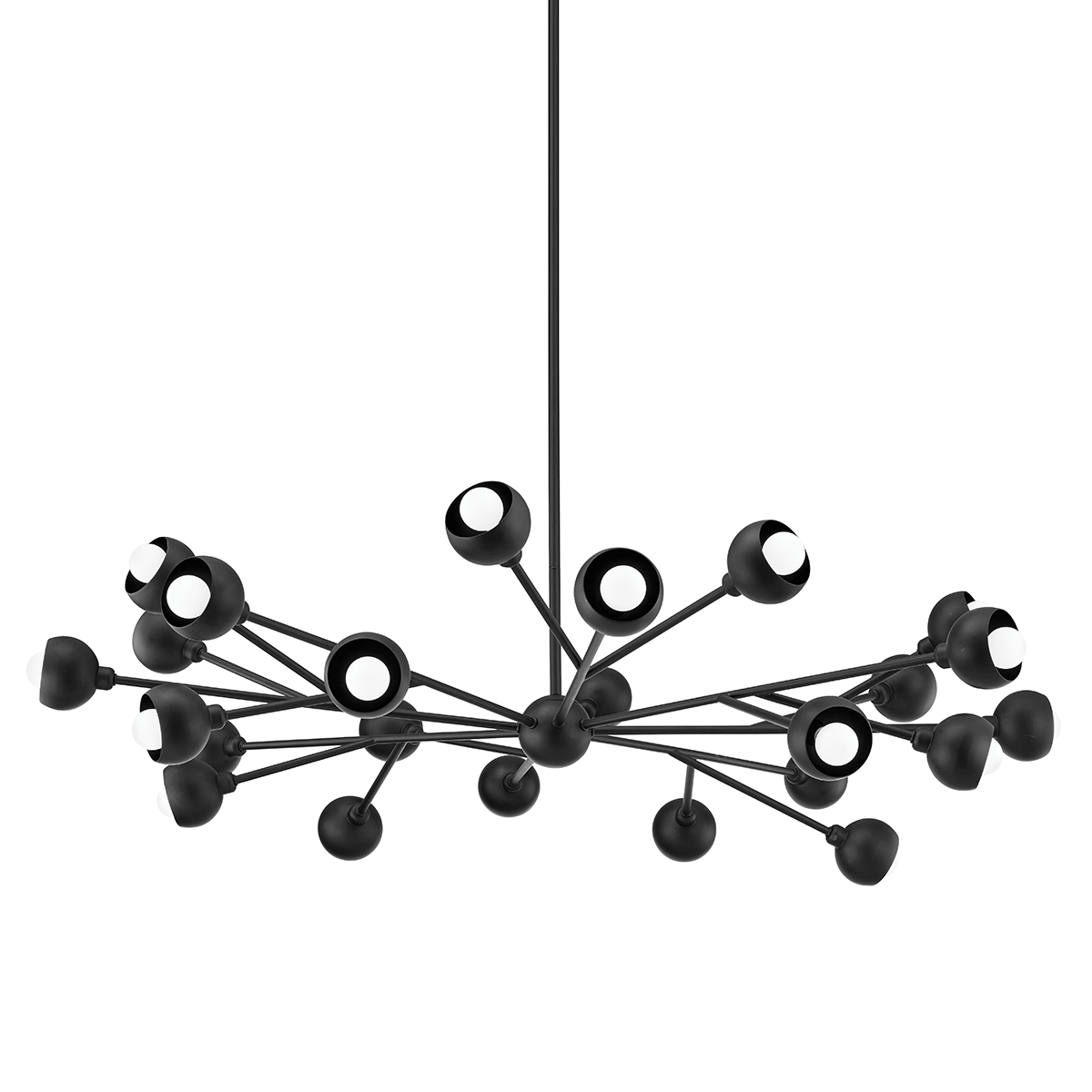 Colt Chandelier with SOFT BLACK Finish