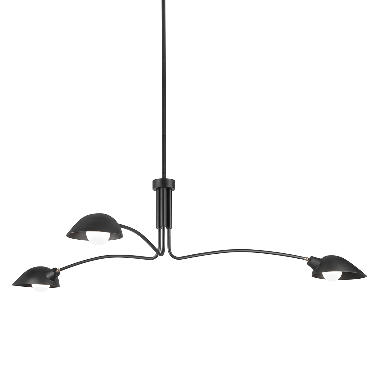 Leo Chandelier with SOFT BLACK Finish