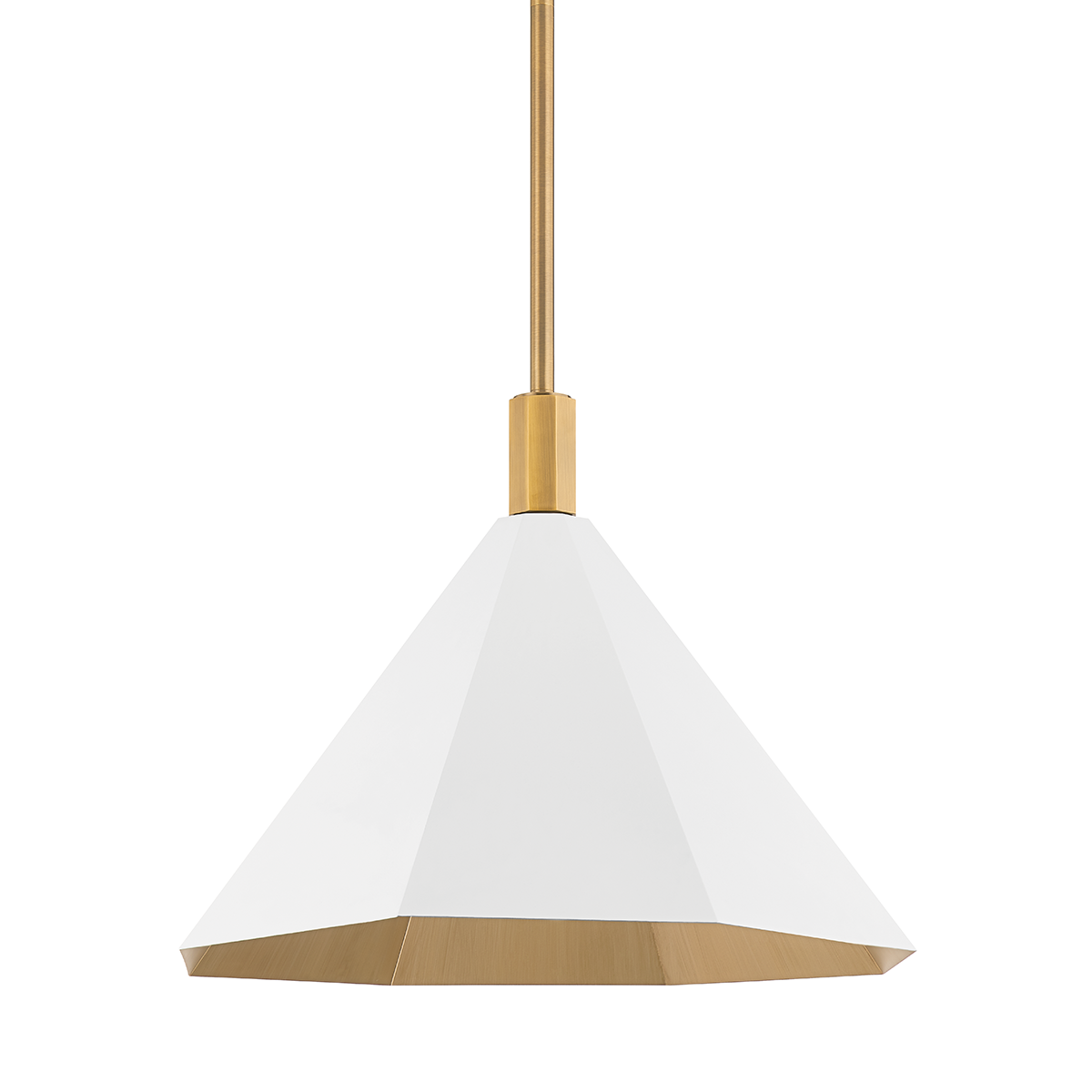 HUNTLEY Pendant with PATINA BRASS Finish