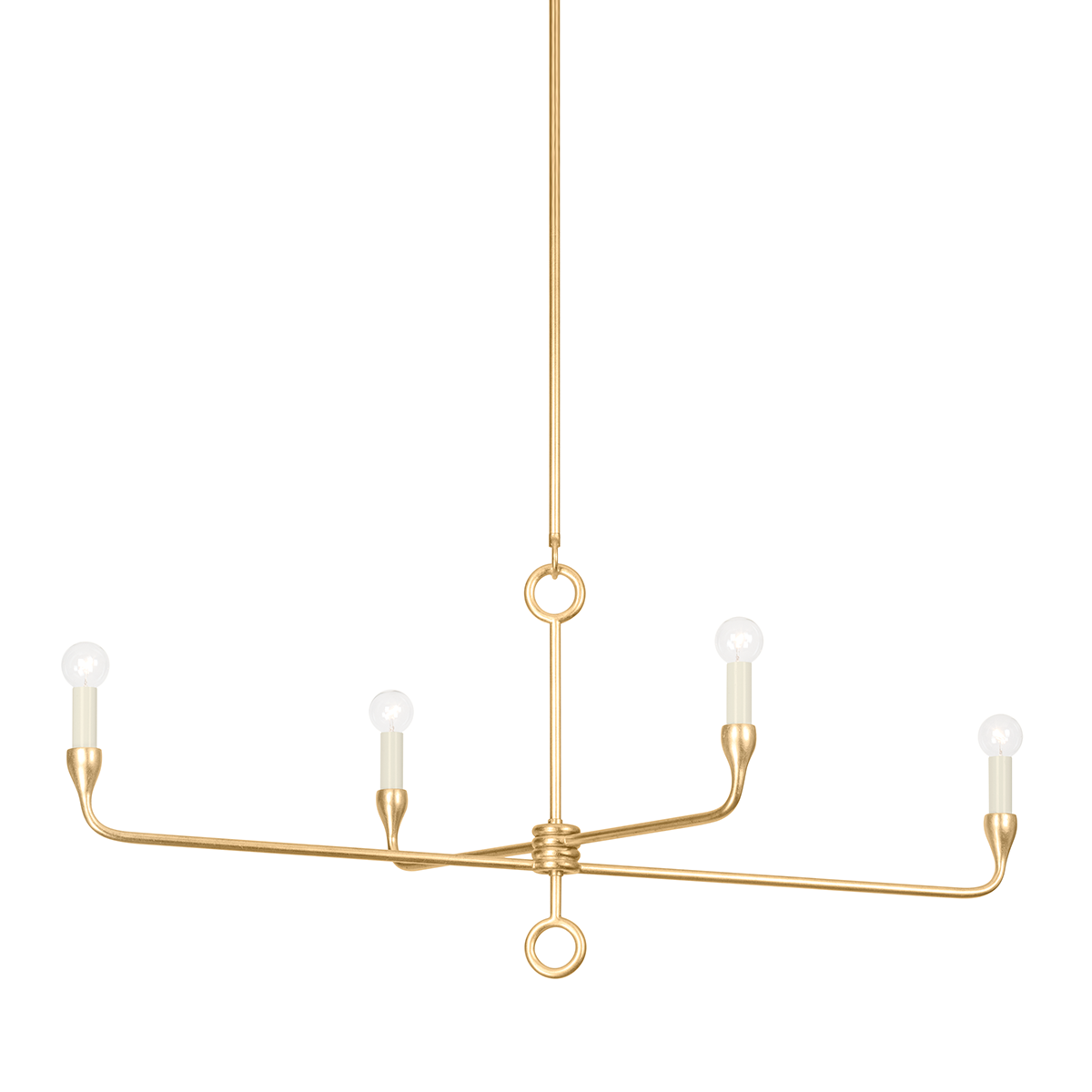 ORSON Linear with VINTAGE GOLD LEAF Finish